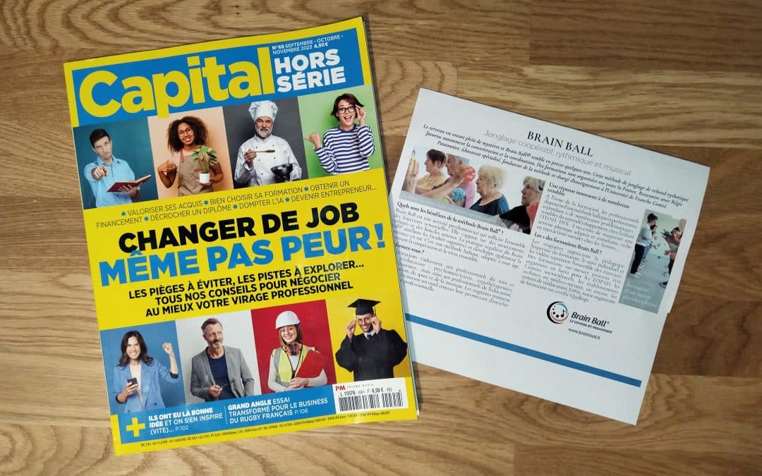 Le magazine CAPITAL consacre un article aux formations Brain Ball