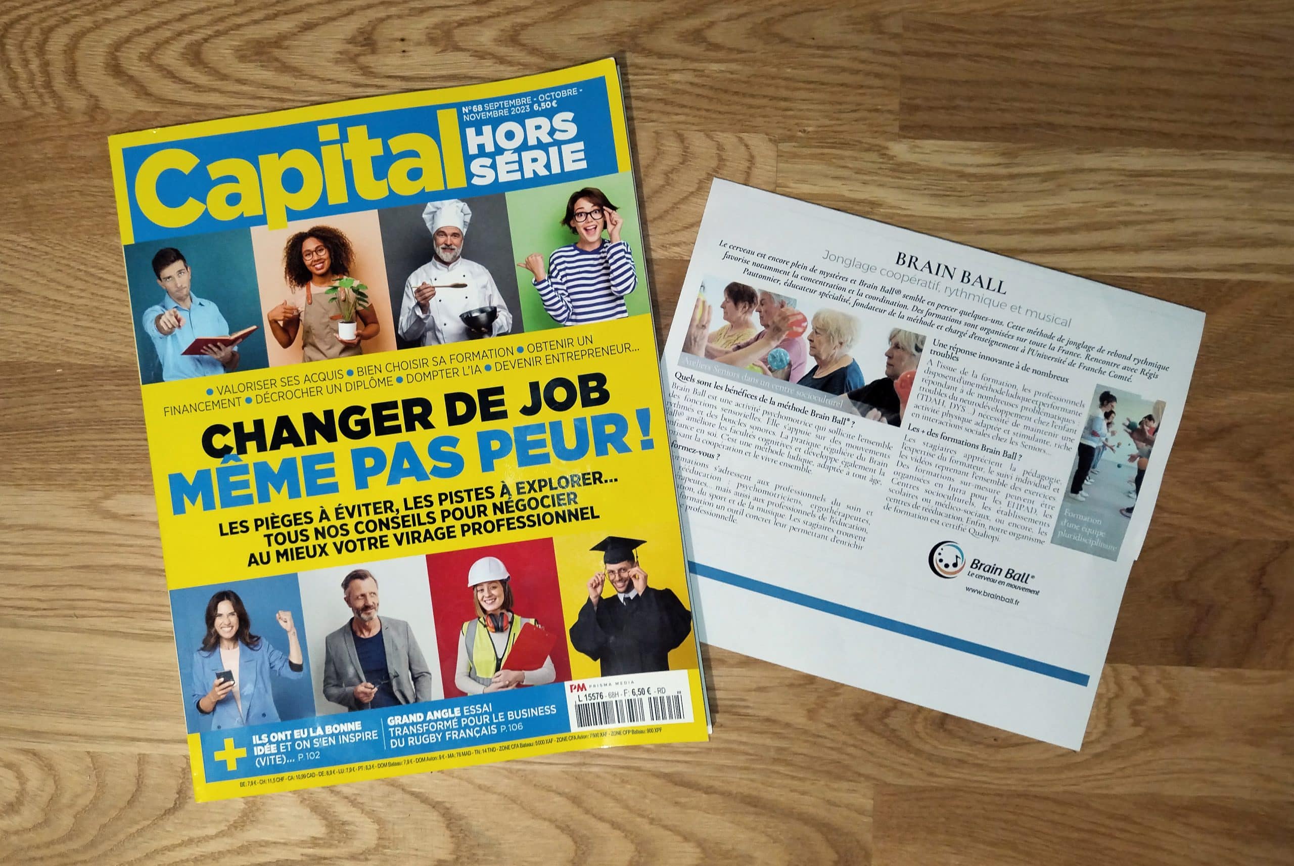 Magazine CAPITAL spécial Formation 2023 - BRAIN BALL - Extraits