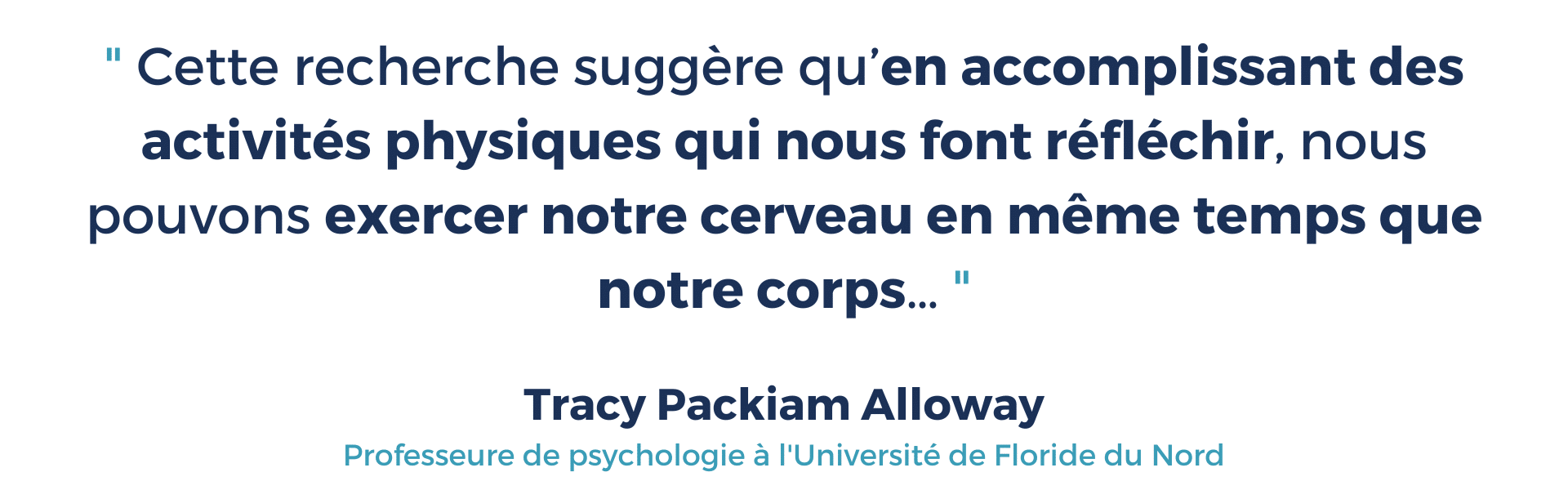 améliorer la mémoire de travail en exercant sa proprioception