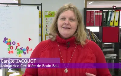 La chaîne TV2com propose un reportage sur les ateliers Brain Ball de Carole Jacquot