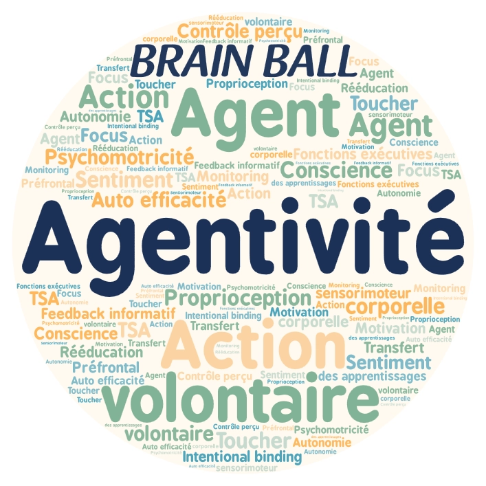 Nuage de mots autour de la notion d'Agentivité