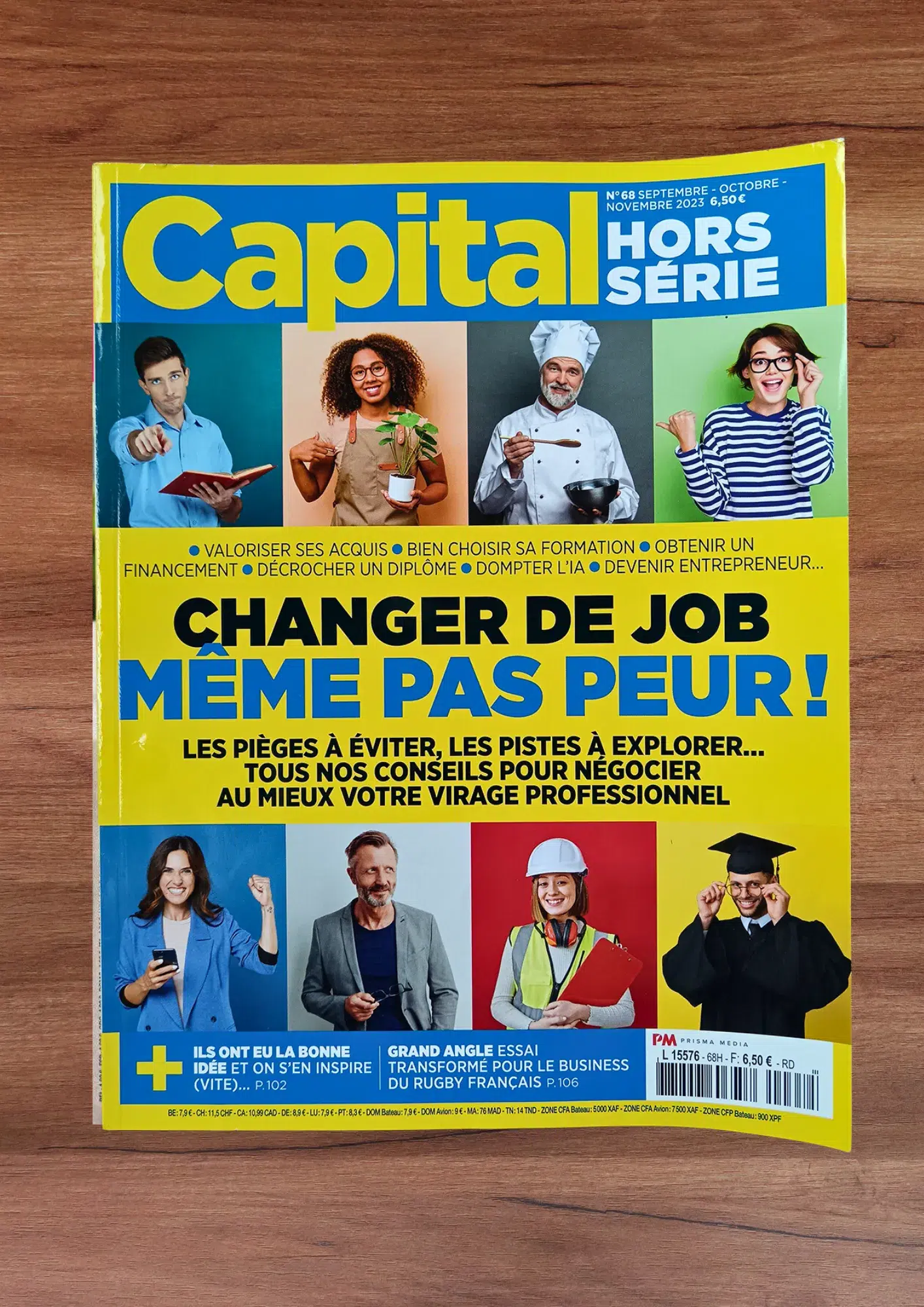 Article Brain Ball dans le magazine Capital HS Formation en septembre 2023