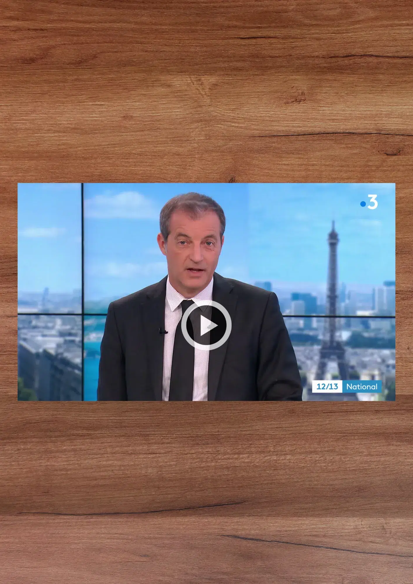 Reportage sur le Brain Bal dans le journal télé de France 3 nationale en avril 2019