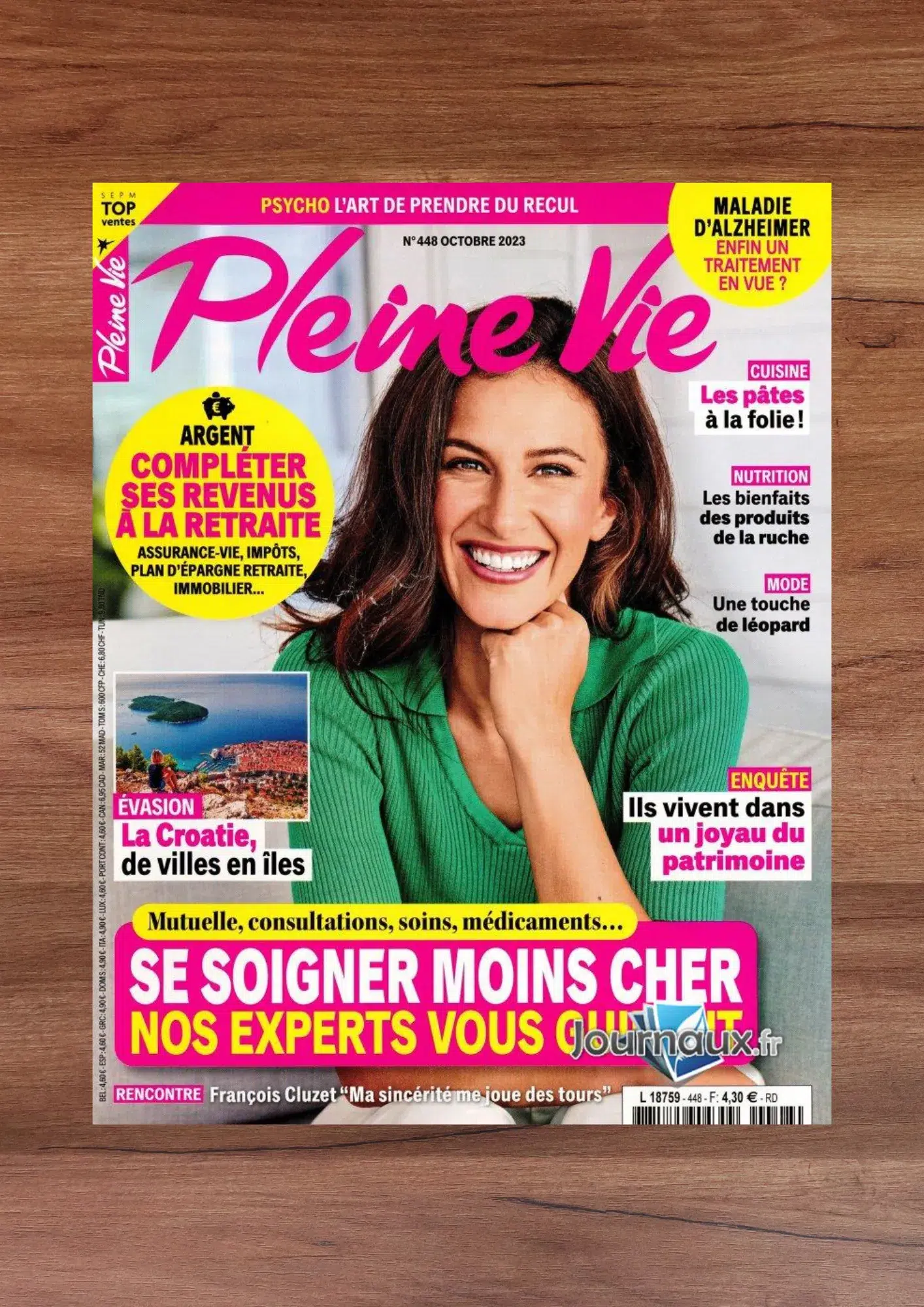 Article sur le Brain Ball dans le magazine Pleine Vie d'octobre 2023
